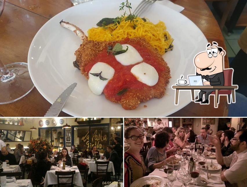 O interior do La Pasta Gialla - Unidade Moema