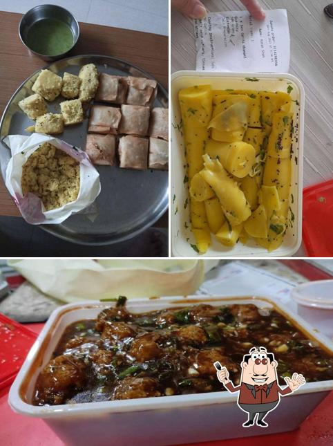 Food at Radhe dhokla Malad