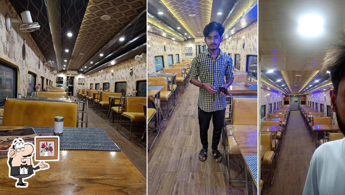 Check out how Rail coach Restaurant looks inside
