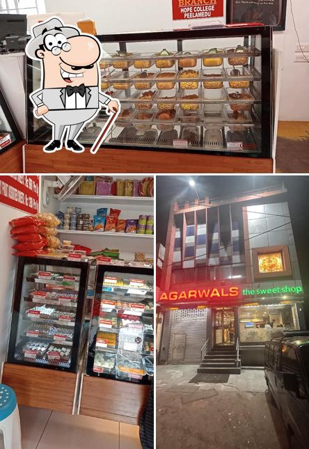 The exterior of Agarwal sweet palace