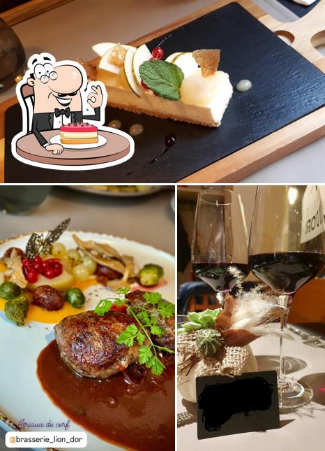 Cheesecake al Brasserie Le Lion d'Or