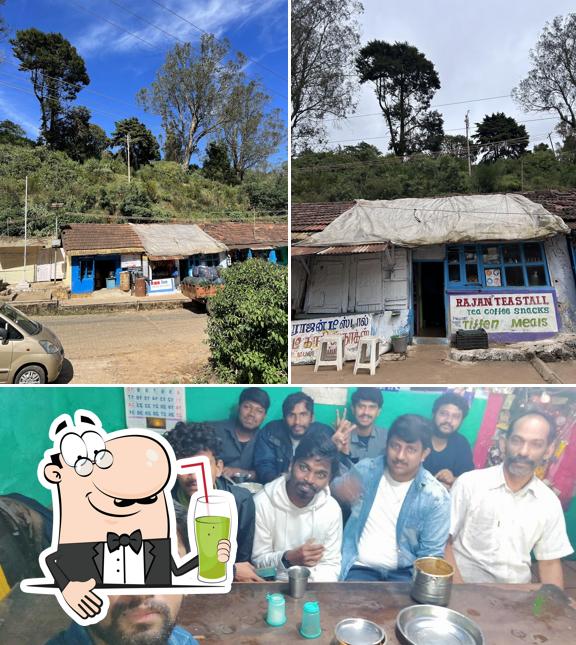 Enjoy a beverage at Rajan Tea Stall Tiffin Meals