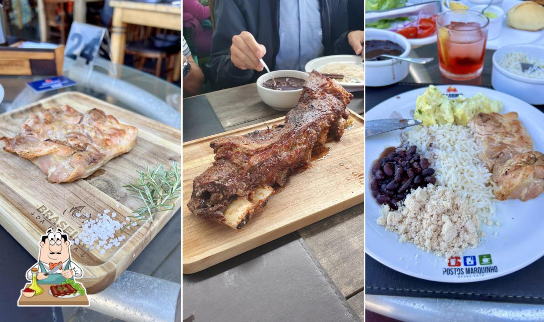 Costelas de porco em Restaurante Braseiro da Marina
