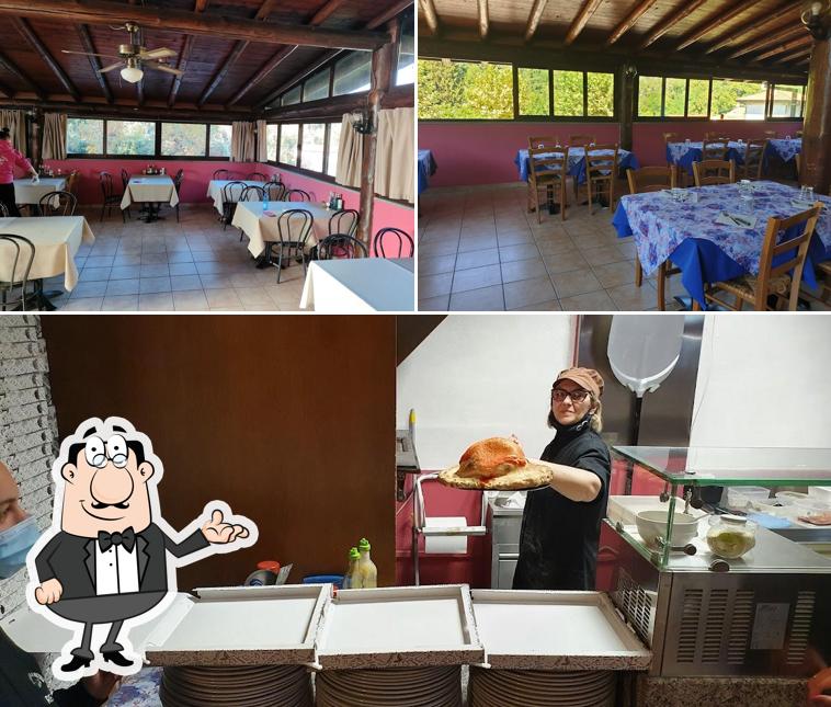 Gli interni di Tratto Pizza da Gió