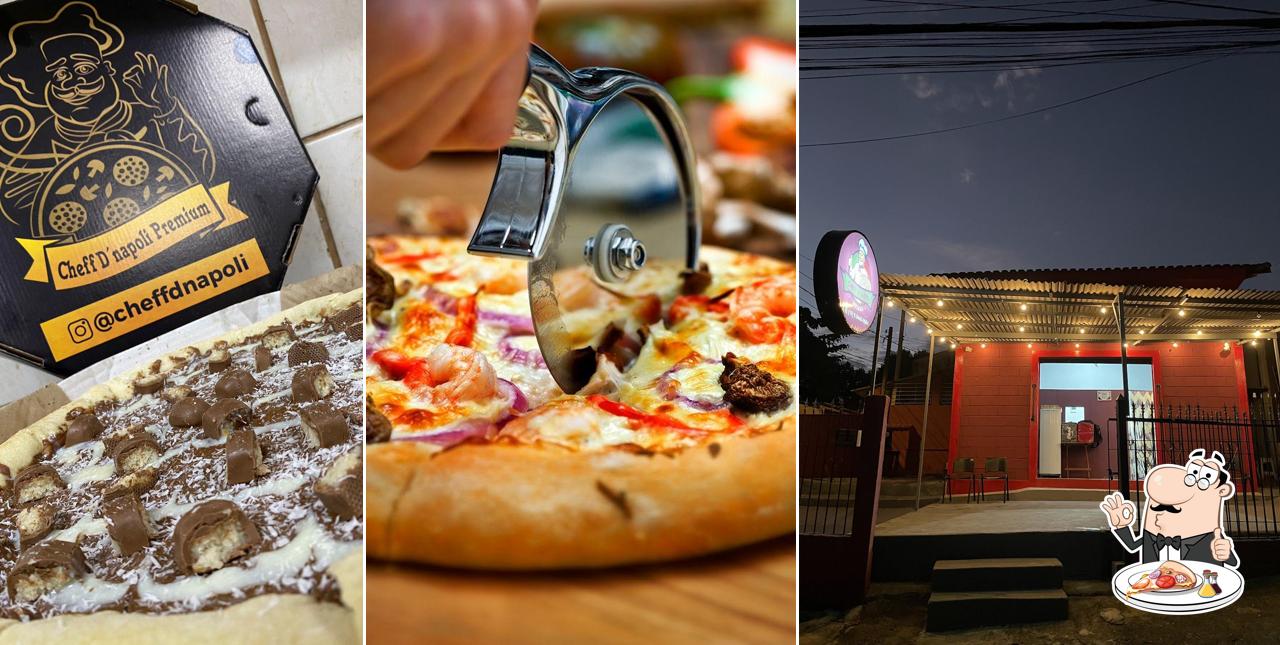 Consiga diferentes variedades de pizza