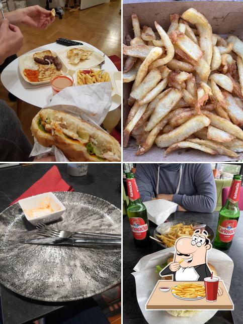 Patatine fritte al Fast food Buddy s Matulji