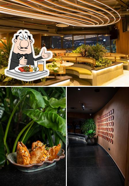 Take a look at the image depicting food and interior at Firewater Neo Bar & Kitchen