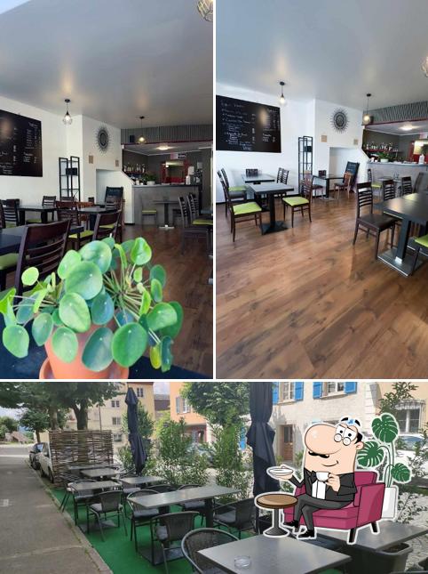 Dai un'occhiata agli interni di La Cigogne Restaurant bar, appartement hotel