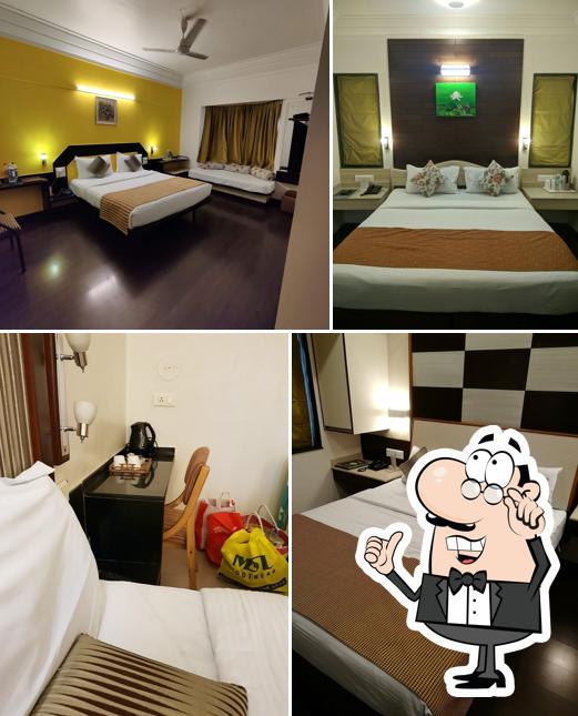 The interior of Hotel Vrishali Executive