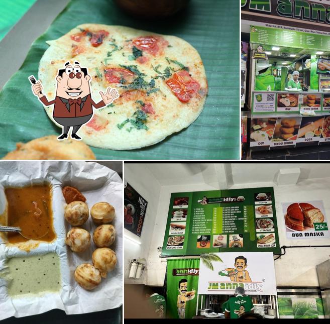 Food at JM Idly Cafe Fort