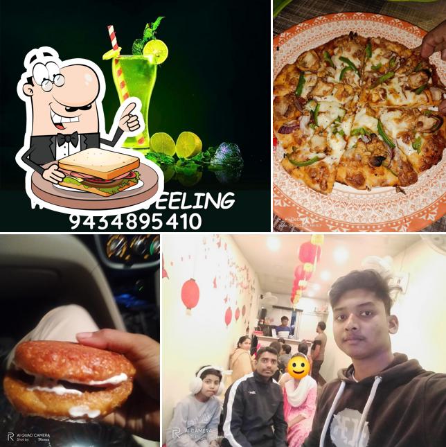 Grilled cheese sandwich at Wow Darjeeling