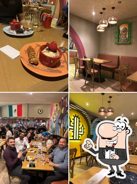 O interior do Restaurante Guacamole Taqueria - Curitiba