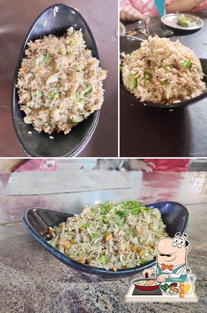 Fried rice at Annapoorna Dhaba & Family Restaurant MCC B Block Daavanagere