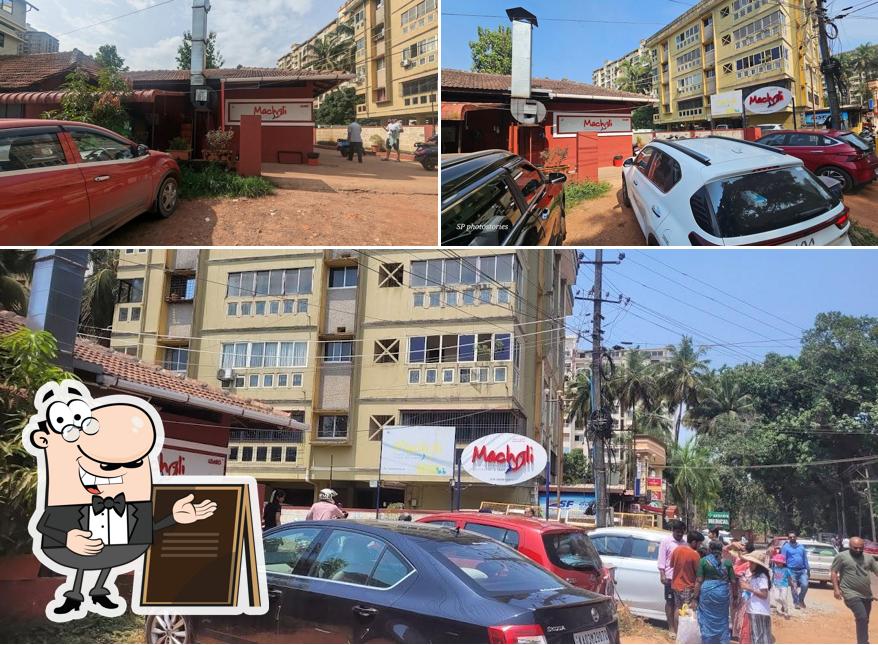 Enjoy the view at the outside area of Machali Udupi