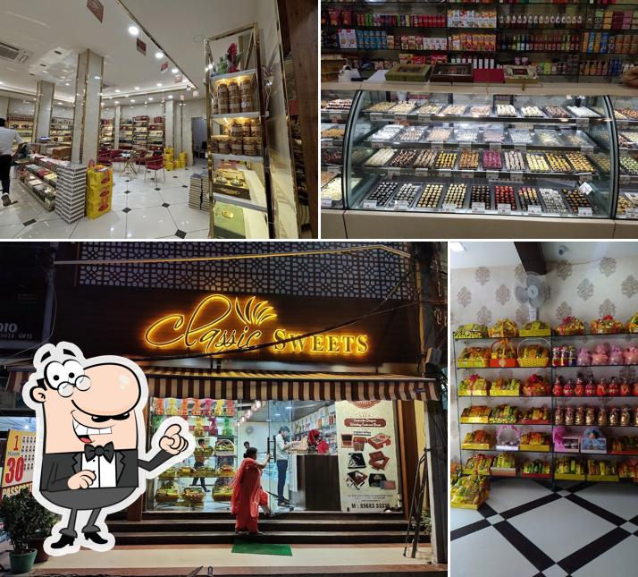 The interior of Classic Sweets Best Sweet Shop in Jalandhar Best Wedding Boxes & Hampers in Jalandhar