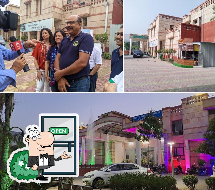 The exterior of Sheroes Hangout Cafe