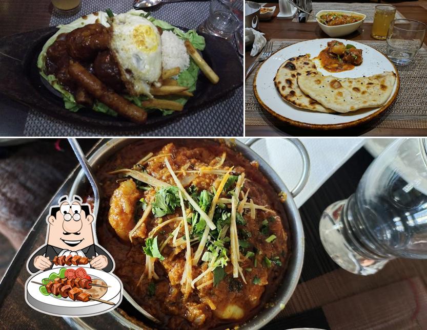 Food at TransCurry Restaurant