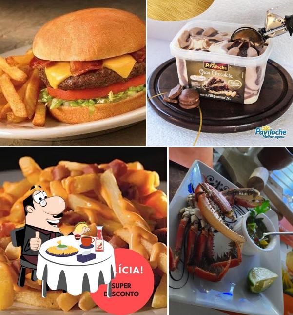 Delicie-se com um hambúrguer no KITUTES DA ILHA - Hambúrguer Artesanal - Lanche - Porções - Lasanha - Sopa - Vegano