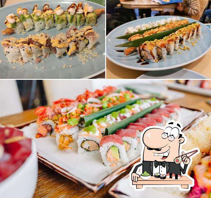 Ordina le diverse opzioni di sushi