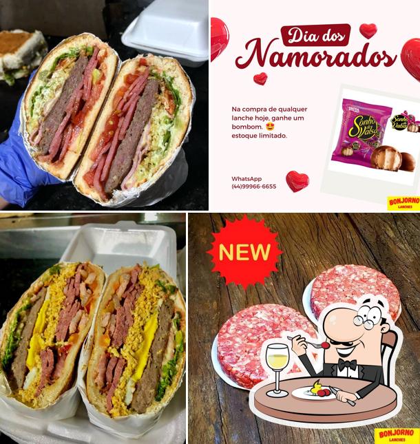 Comida em Bonjorno Lanches