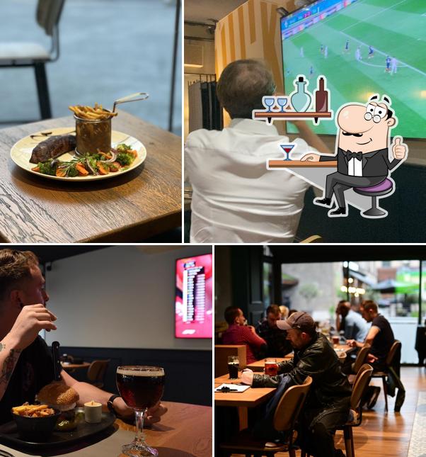 Gli interni di Lucky Grill