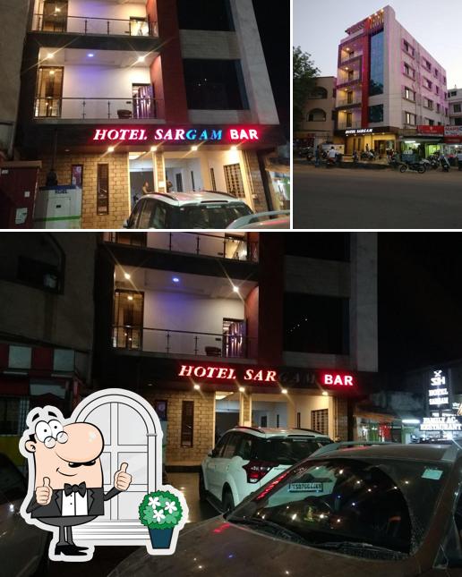 The exterior of HOTEL SARGAM (Best Restaurant In Bhandara)