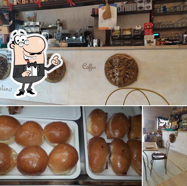 Guarda la foto che presenta la interni e cibo di Bar San Martino
