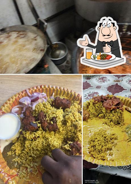 Food at Famous 4am BIRYANI