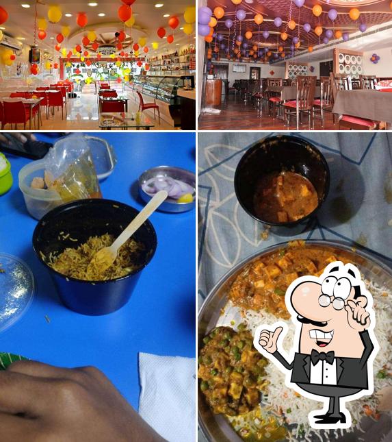 This is the image displaying interior and food at Spicy Route