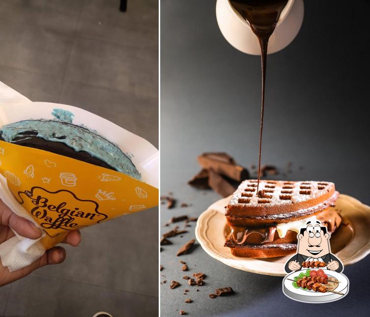 Food at The Belgian Waffle Co