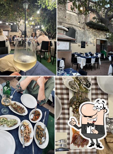 Gli interni di Il Gambero Pazzo