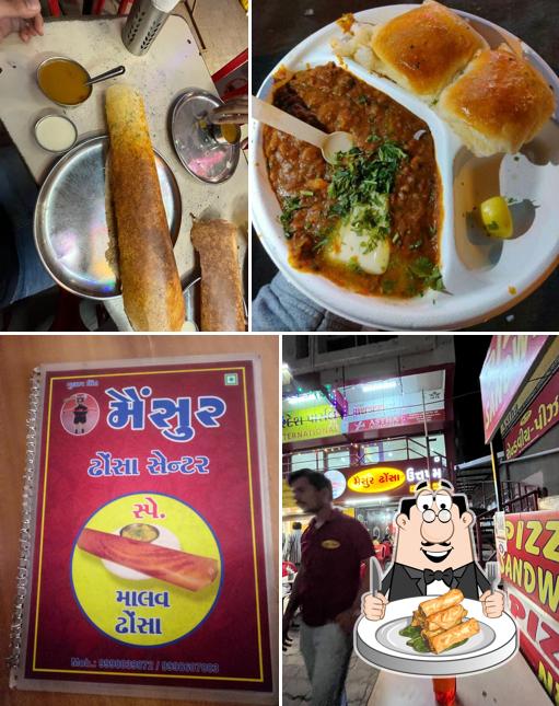 Spring rolls at Mysore Dosa Center
