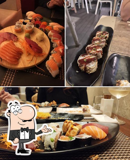 Gli interni di Hachi Ristorante Giapponese