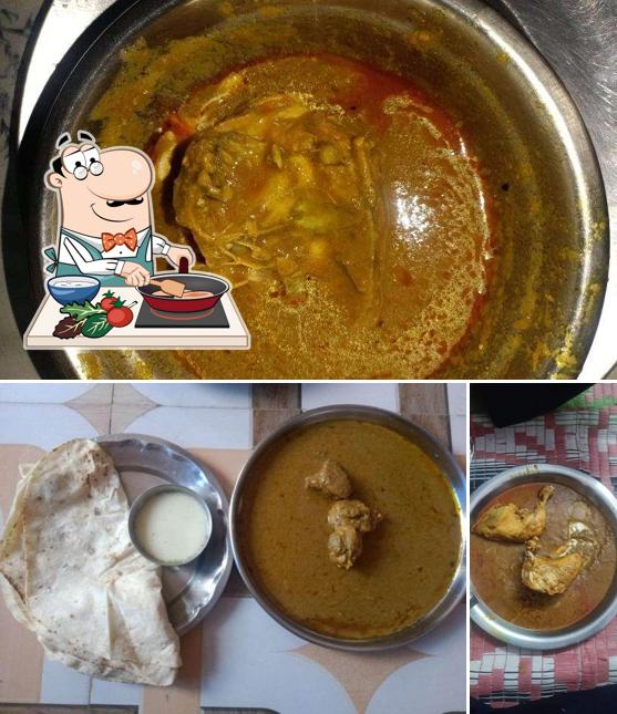 Chicken curry at Riyaz Hotel - 1953