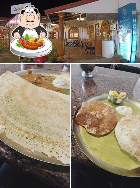 Among various things one can find food and interior at Temple city hotel