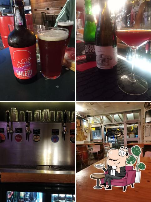 Gli interni di Vineria Clanis