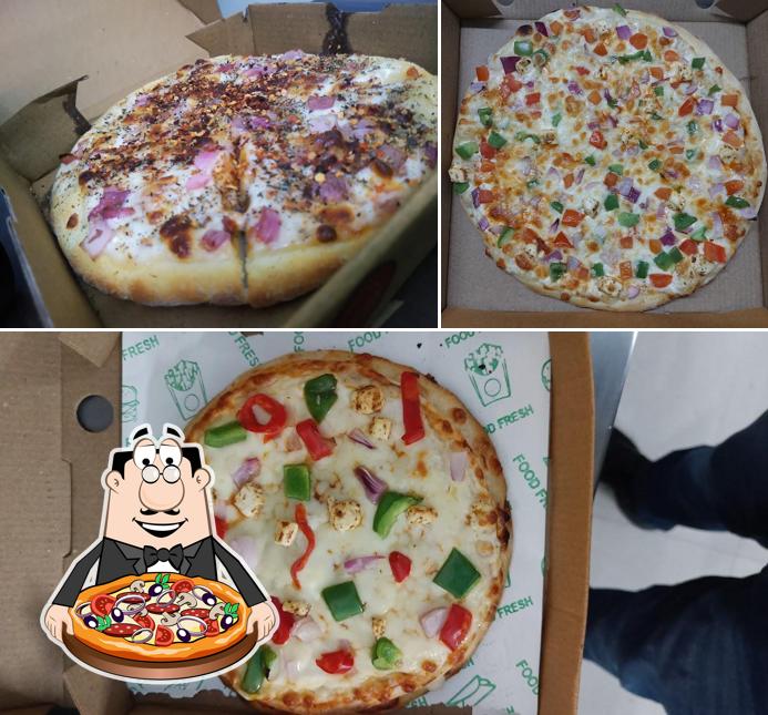 Try out various types of pizza
