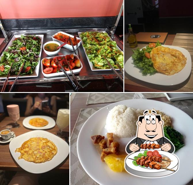 Platos en Beato Cafeteria