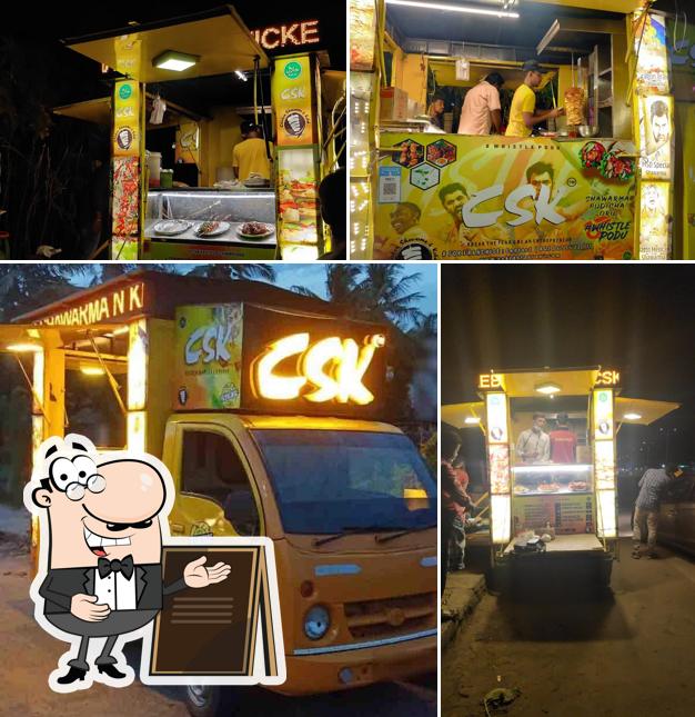 The exterior of CSK shawarma