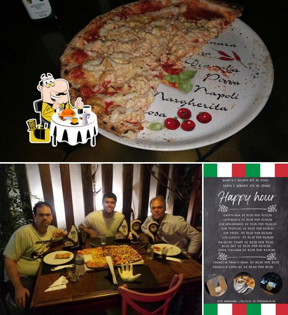Comida em Capri Pizzaria e Bar