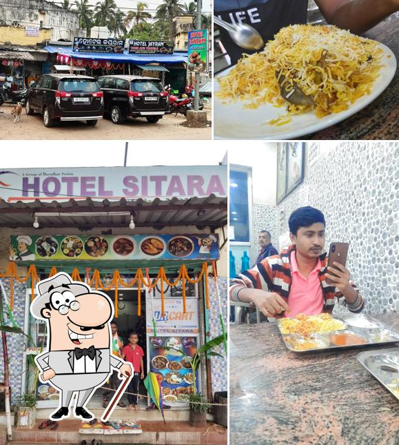 The exterior of Hotel Jayram (Sitara)