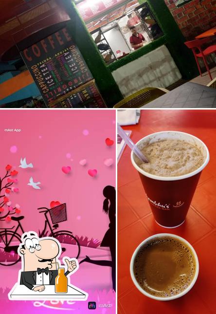 Sambhu's Coffee Bar offers a range of beverages