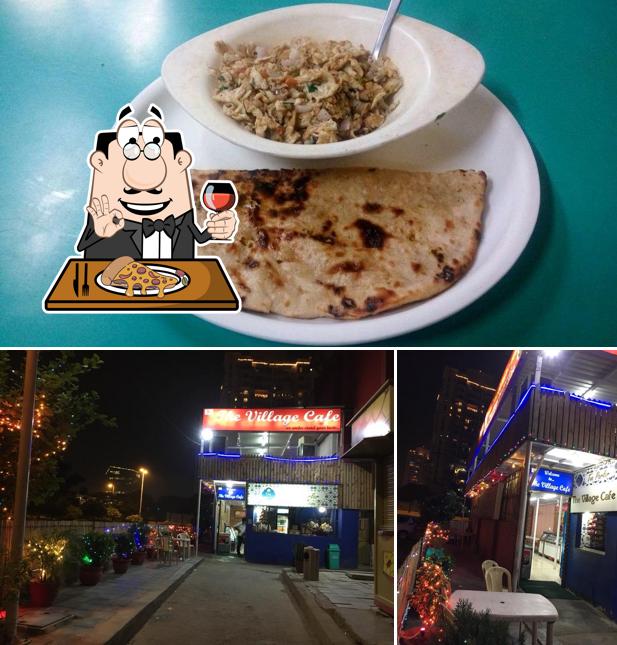 Get pizza at The Village Cafe