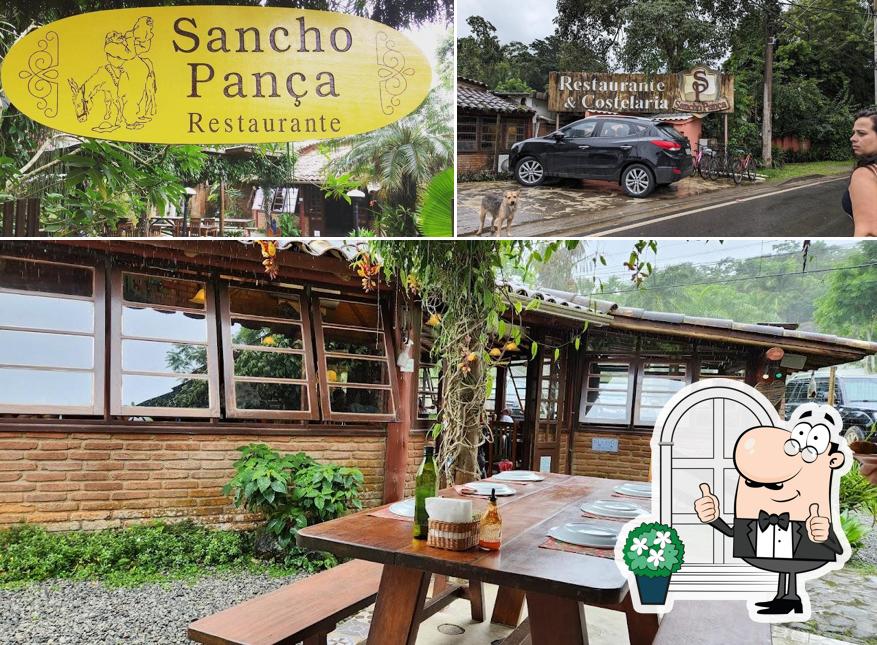 a parte exterior é uma característica importante do Sancho Pança