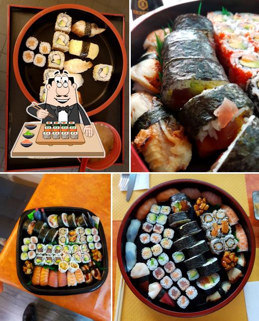 Scegli le varie opzioni di sushi