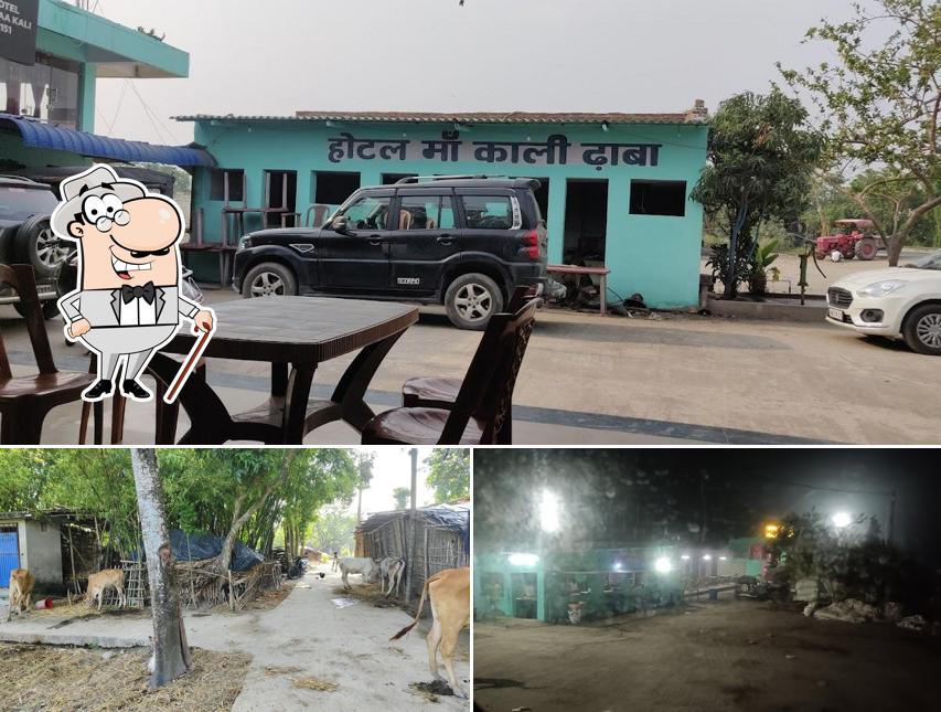 Check out the outside part of Hotel Maa Kali Dhaba & residency