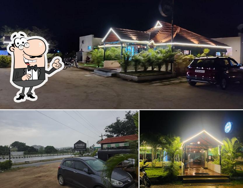 Enjoy the view at the outside area of New Aroma Multi-Cuisine Restaurant