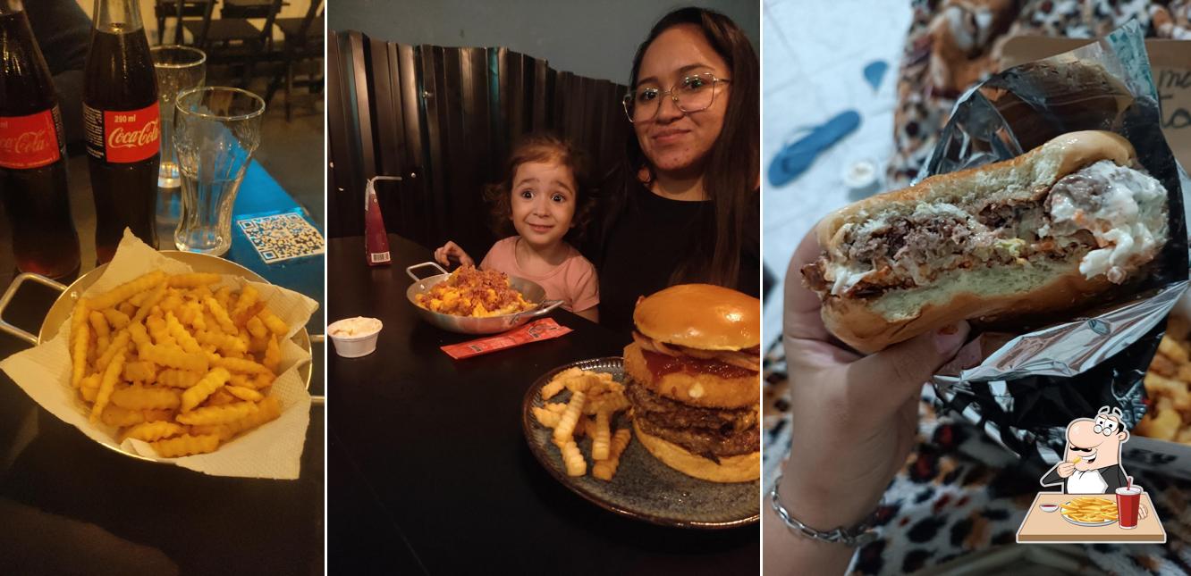 Batata frita em Burguer das Galáxias
