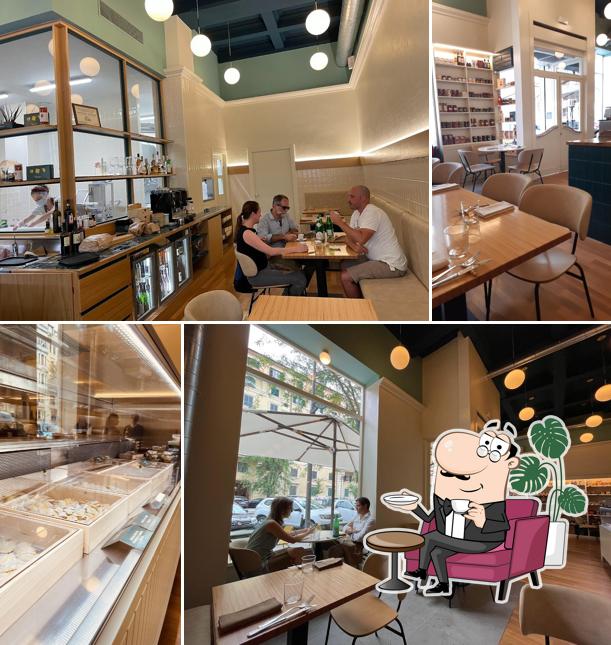 Gli interni di Casadora Pasta e Bottega