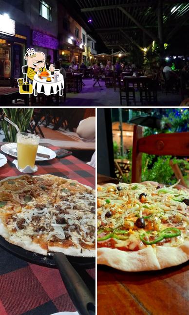 A foto do Mano's Bar e Restaurante-Cumbuco’s comida e interior